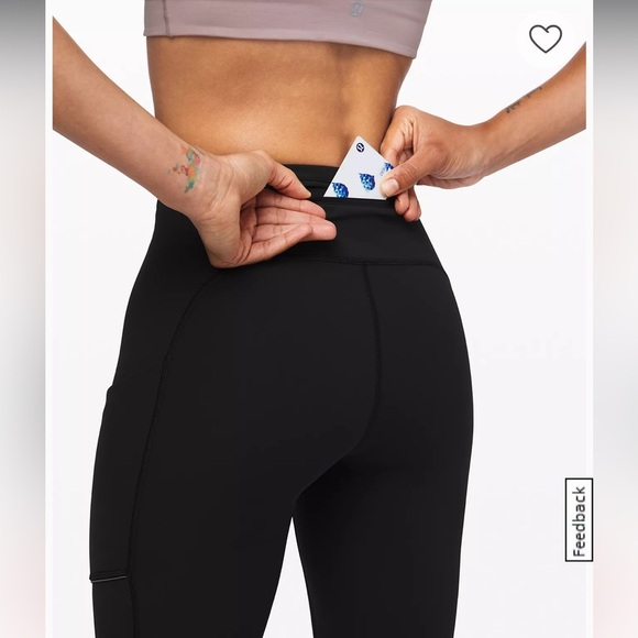 Lululemon Speed Up mid rise Tight 28"‎ *Full-On Luxtreme Black Sz 4 & 8 - Picture 10 of 15